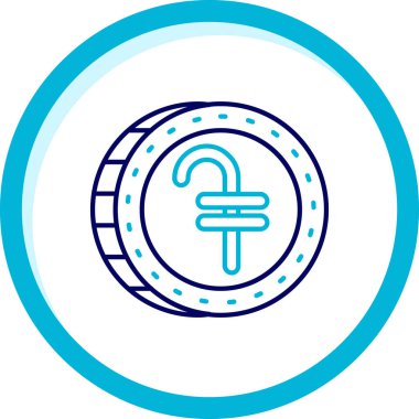 Bir b simgesinin vektör illüstrasyonu