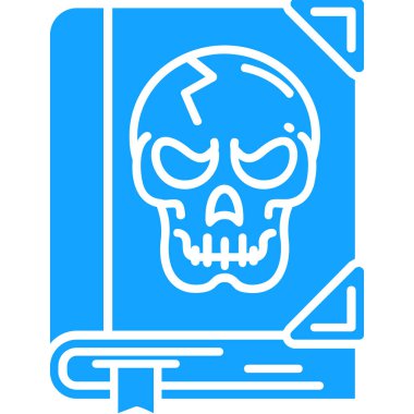 dizüstü bilgisayar kafatası simgesi düz biçimli