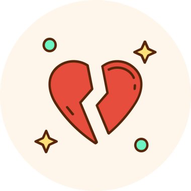 Vektör Kalp Simgesi illüstrasyonu