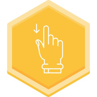 Eldivenler düz vektör simgesi