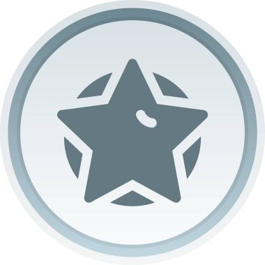 yıldız favori simgesi, vektör çizim