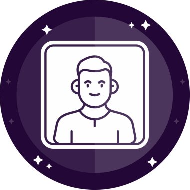 Modern bir simgenin vektör illüstrasyonu