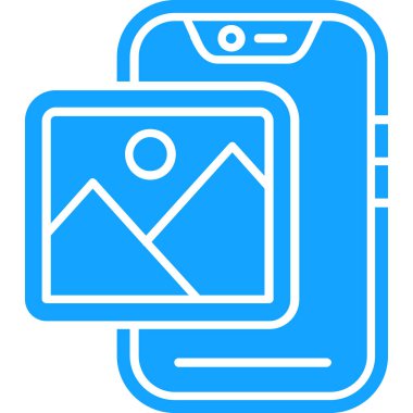 mobil simge, basit illüstrasyon