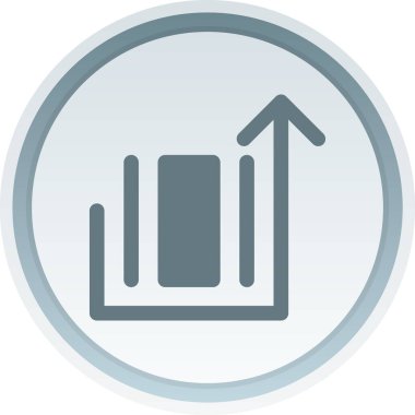 iş grafiği simgesi, vektör illüstrasyonu