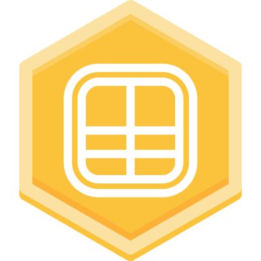 Modern bir simgenin vektör illüstrasyonu