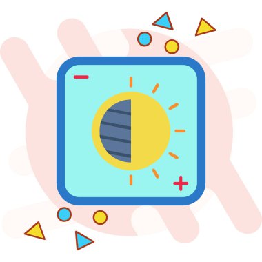 güneş ikonu vektör işareti