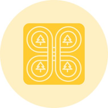 Bir b eksikliği simgesinin vektör çizimi