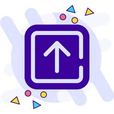 Vektör çizimi. ok simgesi.