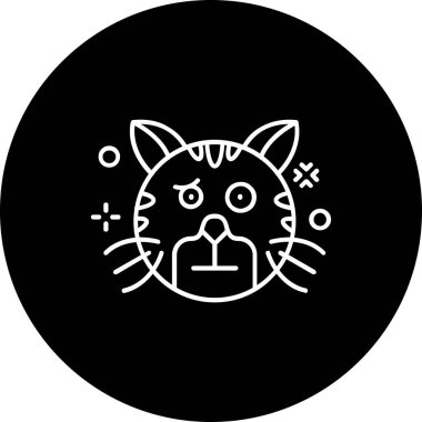 Moda Biçimli Emoji Simgesi İzole Arkaplan