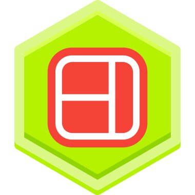 Modern simgenin vektör illüstrasyonu