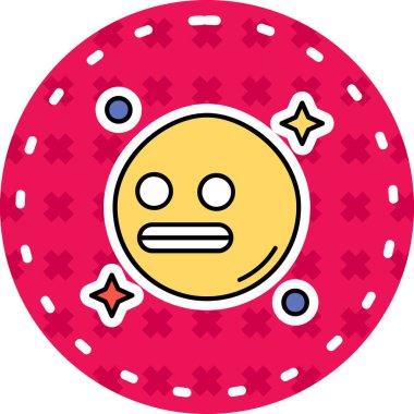 emoji. Web simgesi basit illüstrasyon