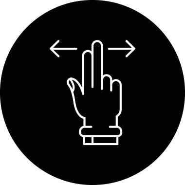 Dur işaretini tutan bir elin vektör çizimi