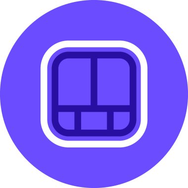 Modern b 'nin vektör illüstrasyonu eksik simgesi