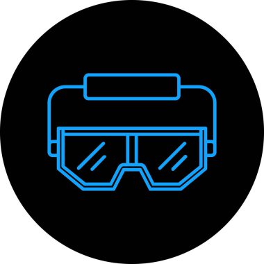 Projeniz için vektör gözlüğü simgesi