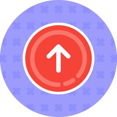 Yön ok ikonu vektör illüstrasyonu