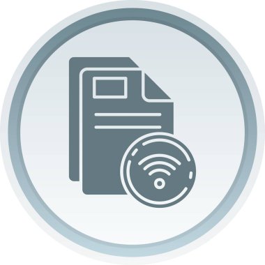 Eşsiz yazıcı kabartma vektör simgesi