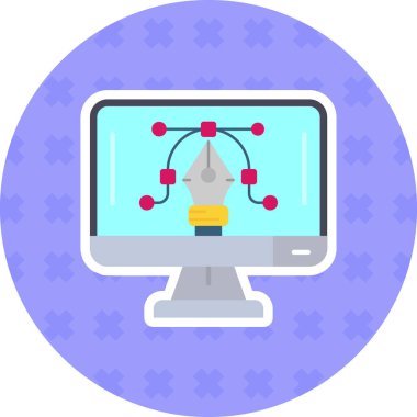 ağ bağlantısı modern simgesi, vektör illüstrasyonu