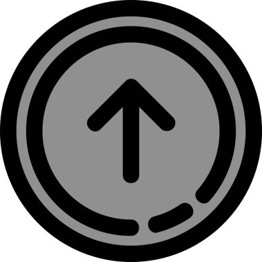 Tek bir simgenin vektör illüstrasyonu - para