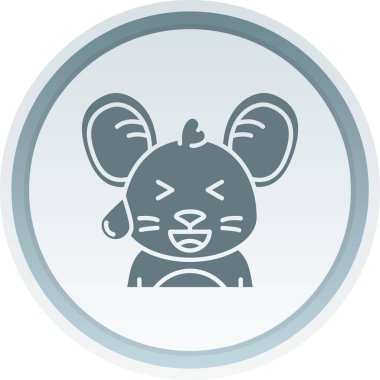 Küçük şirin bebek simgesinin vektör çizimi