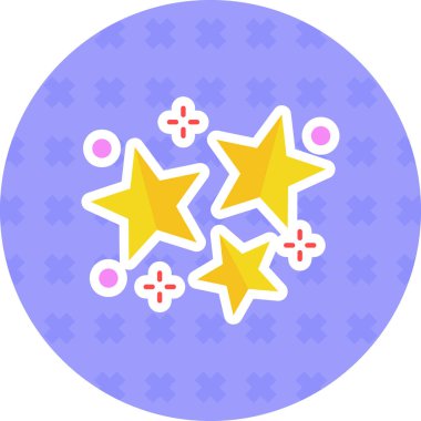 yıldız simgesi vektör illüstrasyonu