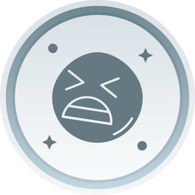 Bir ay simgesinin vektör illüstrasyonu