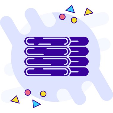 virüs bakteri kutsal kişilerin resmi, vektör çizim