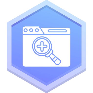 seo modern simgesinin vektör illüstrasyonu