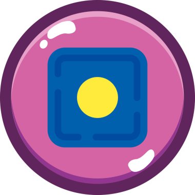 Top bovling ikonu - taslak biçimi