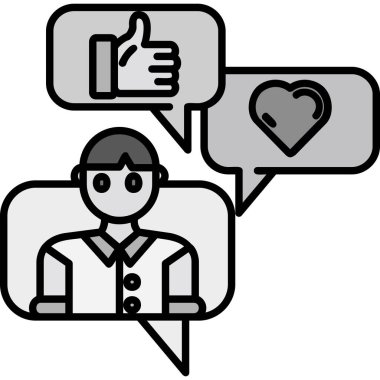 Geri bildirim müşteri simgesi