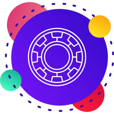 Düz stil Çin Yeni Yıl simgesi