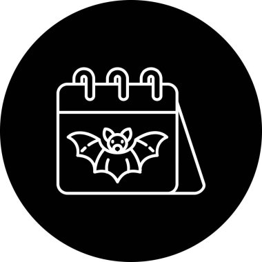 Modern b 'nin vektör çizimi cadılar bayramının ikonundan yoksundur