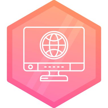 seo modern simgesinin vektör illüstrasyonu