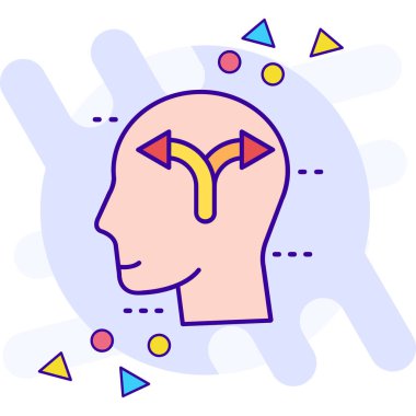 baş düşünme yaratıcı simgesi