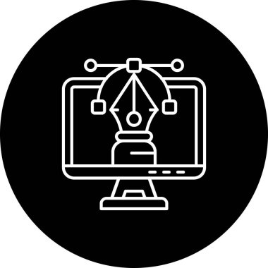 Modern b 'nin vektör illüstrasyonu eksik simgesi