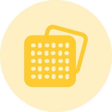 Alışveriş sepeti ikonu vektör illüstrasyonu