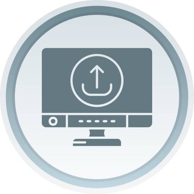 Bilgisayarın vektör illüstrasyonu