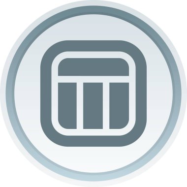 Uzun gölge biçiminin eşsiz vektör simgesi