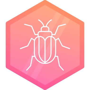 renk çizgisi hata simgesi beyaz arkaplanda izole edildi. Hata konsepti. Satır arkaplanındaki kavram hatası. Böcek. gradyan rastgele dinamik sembol. vektör