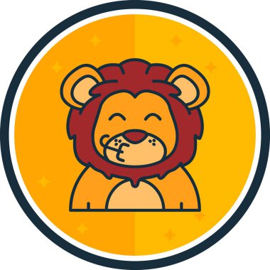 Vektör illüstrasyonu, simge ögesi arkaplanı