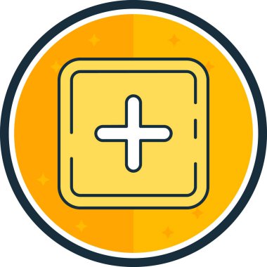 Yıldız simgesinin vektör illüstrasyonu