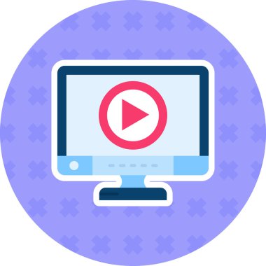 Video oynatıcı. Basit simge