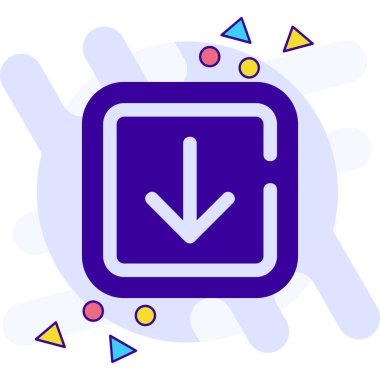 ok simgesi vektör illüstrasyonu