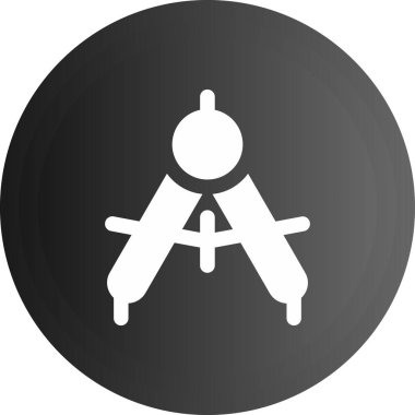 Tek izole edilmiş simgenin vektör illüstrasyonu