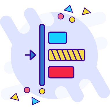 bayrak ikonu vektör illüstrasyonu