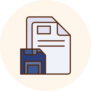 Dosya. Web simgesi basit tasarım