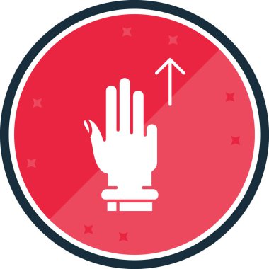 Tek bir simgenin vektör illüstrasyonu