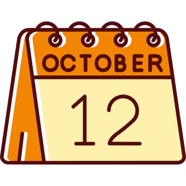 Takvim simgesi vektör illüstrasyonu