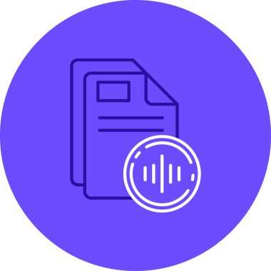 Vektör belgesi Simge illüstrasyonu