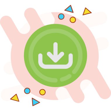 El simgesinin vektör illüstrasyonu