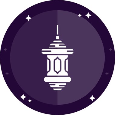 Bir fener simgesinin vektör illüstrasyonu